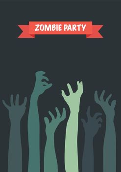 Zombie party halloween theme