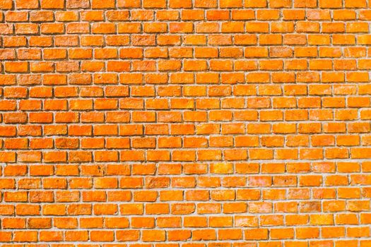 orange brick wall background. orange brick grunge wall background