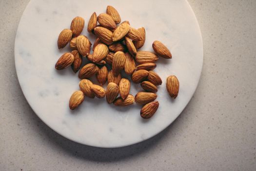 almonds - spices and ingredients styled concept