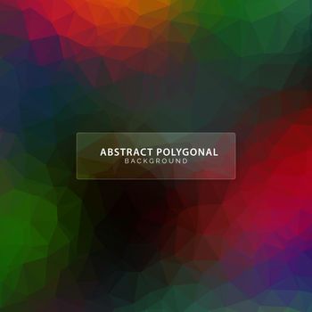Colorful low poly polygonal background design