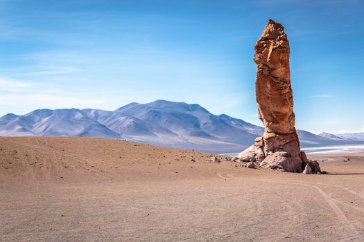 Moai El Indio, The Indian, natural monument, Atacama Desert, Chile