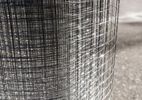 Roll loose shiny thin wire grating