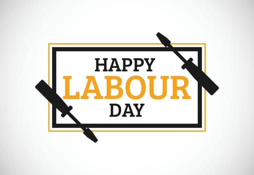 Happy Labour Day 2022 Vector. 1st May International Labour Day.