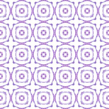 Medallion seamless pattern. Purple fair boho chic