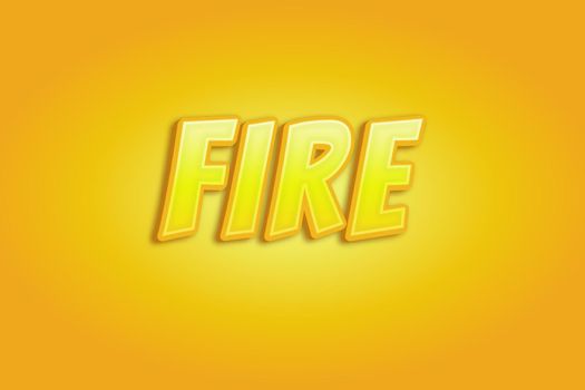 Editable text effects fire , words and font can be changed