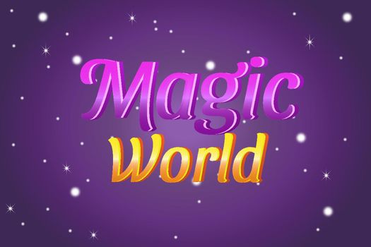 text effects Magic World