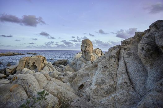 Granite rocks on the coast