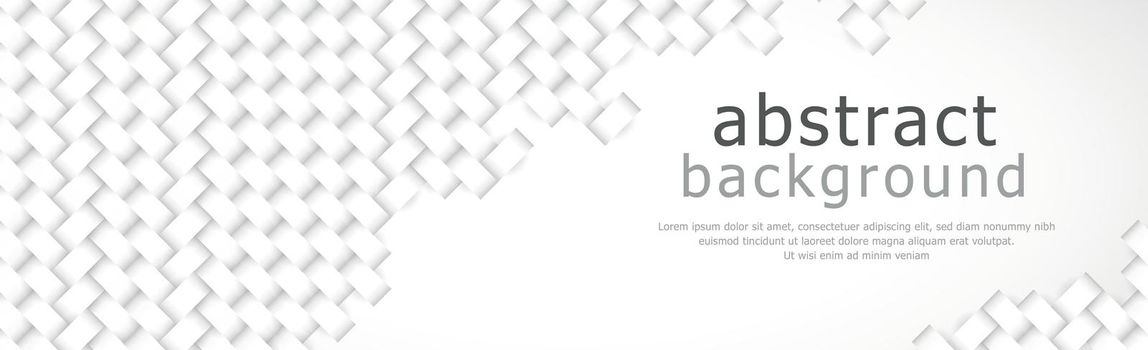 Abstract white and gray wicker, background texture, with space for advertising text - Vector