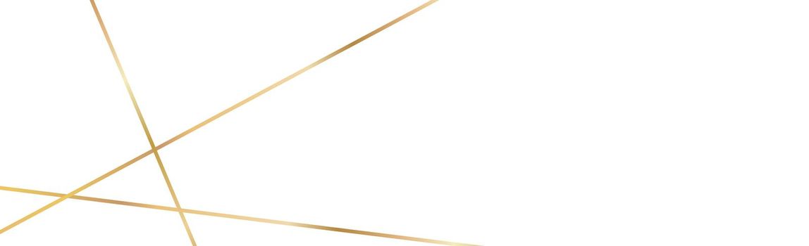 Abstract white background with golden lines - Vector