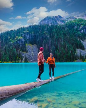 Joffre Lakes British Colombia Whistler Canada, colorful Joffre lakes national park in Canada