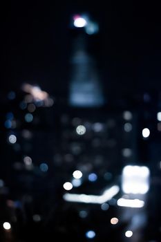 Big city comes alive at night