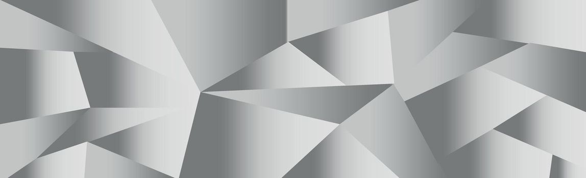 Abstract gray triangles background in different sizes