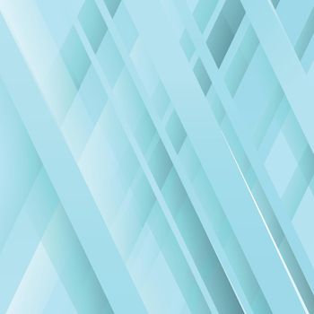 Abstract blue line background with glow and shadow - Vector