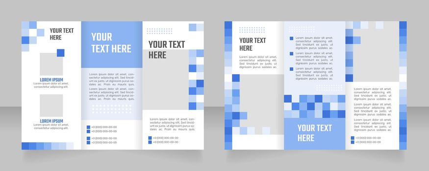 Websites creation and programming trifold brochure template design