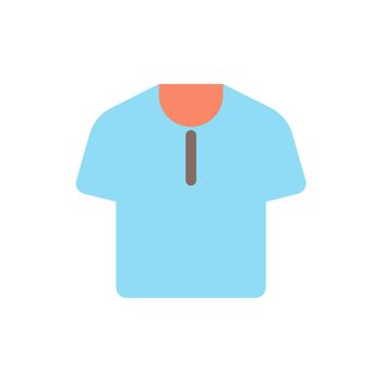 T shirt flat color ui icon