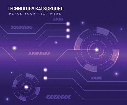 binary circuit board future technology, purple HUD world cyber security concept background,