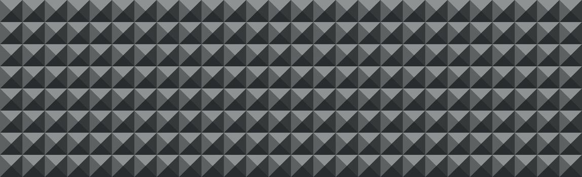 Abstract panoramic web background black squares - Vector
