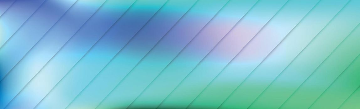 Panoramic abstract web background light multicolored gradient - Vector illustration