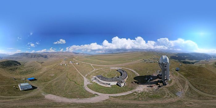 360 degree photography of Assy-Turgen Observatory