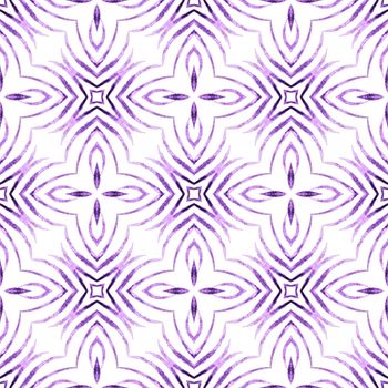 Exotic seamless pattern. Purple juicy boho chic