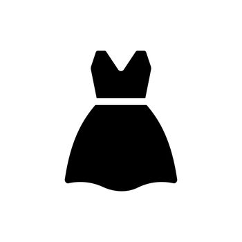 Dress black glyph ui icon