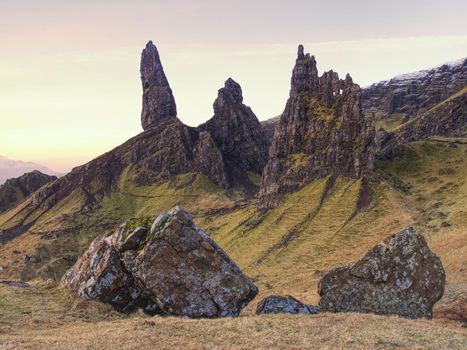 The Old Man of Storr is one of the most photographed wonders in the world.