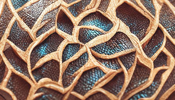 3D render abstract leather texture background