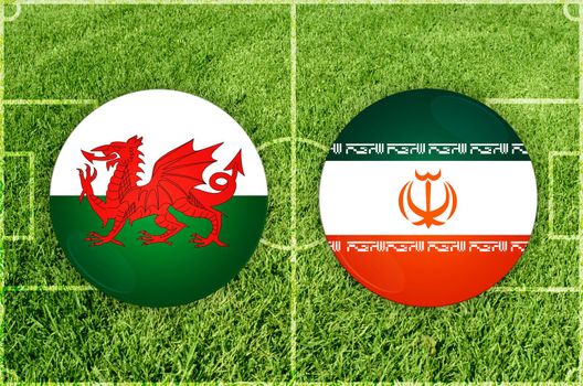 Wales vs Iran football match