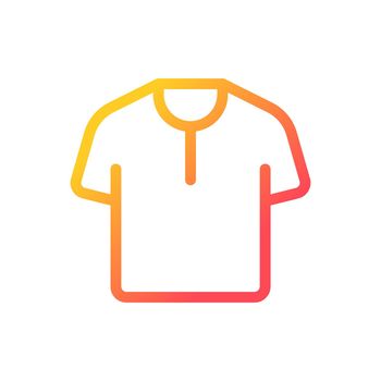 T shirt pixel perfect gradient linear ui icon