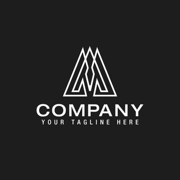 Initials letter MA or AM Premium logo design for modern corporate branding