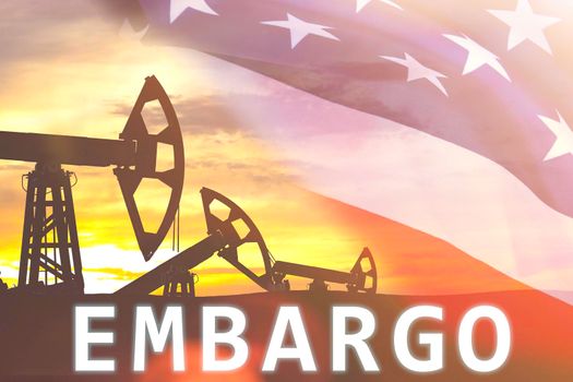US oil embargo. The ban on the import of oil into the country.Supply restriction