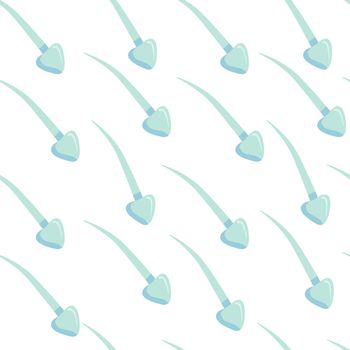 Sperm cells seamless pattern background. Semen vector illustration. Fertility concept