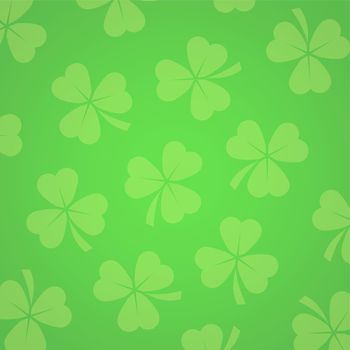 Background with Clover Leafs