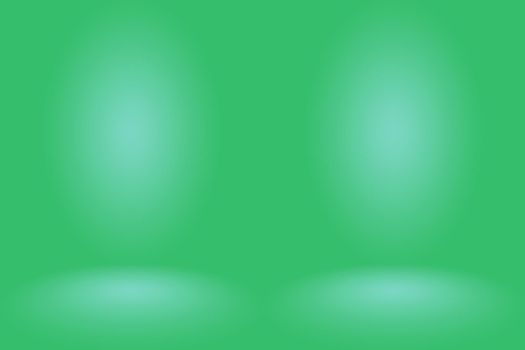 Empty Green Studio well use as background,website template,frame