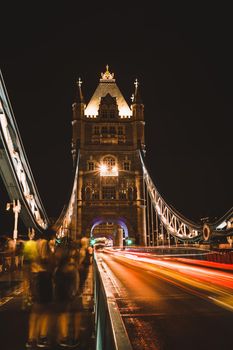 Tower Bridge at night, London