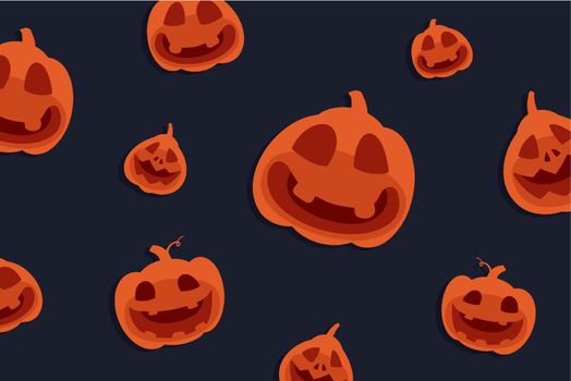 Halloween background. Halloween illustration template for poster, flyer, sale, and all design.