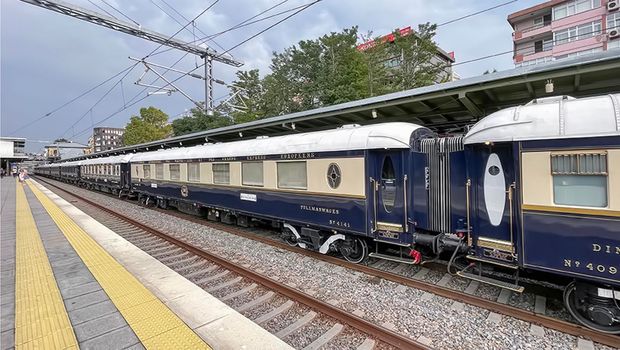 The Venice Simplon Orient Express train