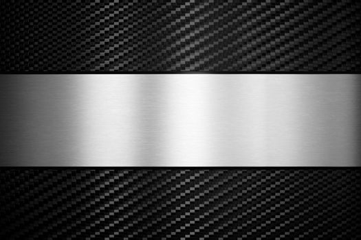Futuristic carbon fiber background pattern. 3d rendering