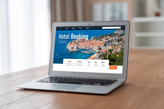 Online hotel accommodation booking website provide modish reservation system