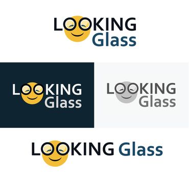 Logotype for site with Looking glass
