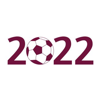 Football cup 2022. Football championship. Flat vector illustration