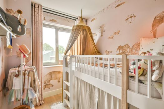 Stylish child bedroom at home