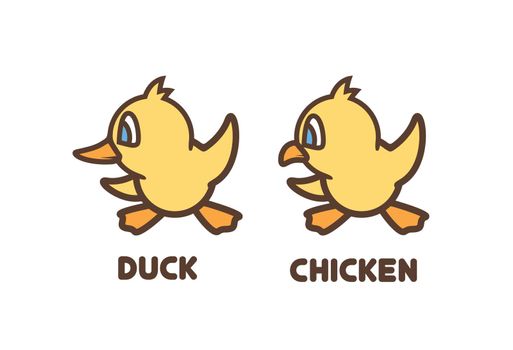 Icon of Duck and Baby Chicken