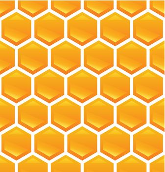 Honeycomb on Background