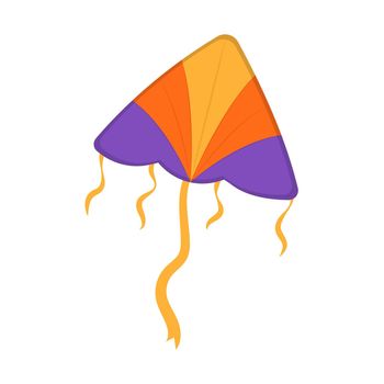 Flying wind kite. Makar Sankranti festival. Wind kite game