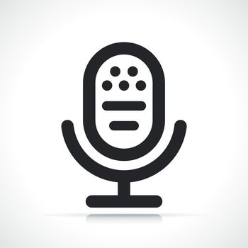 microphone or karaoke line icon