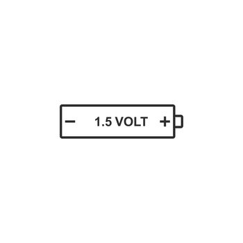 1.5 volt AAA battery icon vector illustration design template