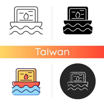 Taiwan water lanterns icon