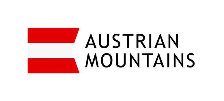 Logotype template for tours to Austrian Alpine Mountains