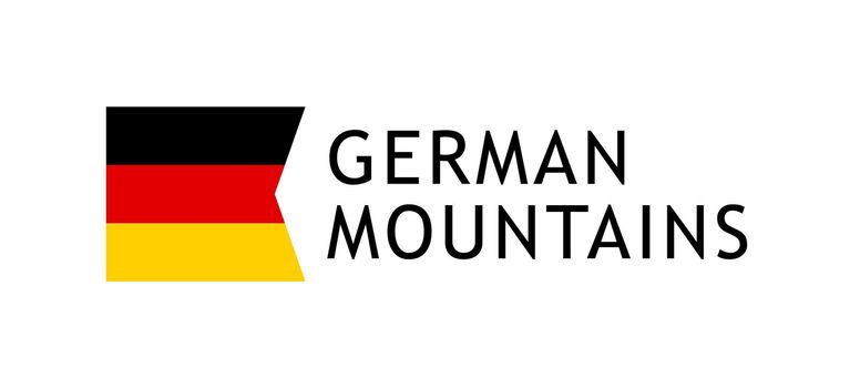 Logotype template for tours to GermanAlpine Mountains